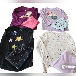 Cat and Jack Outfit bundle 4 outfits all size l0/12 Large